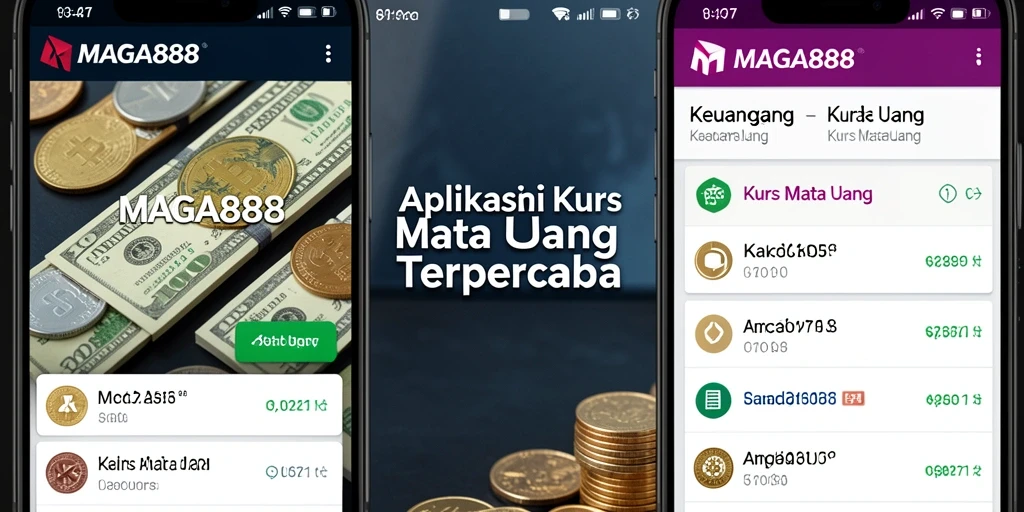 Tampilan antarmuka MAGA888 yang sederhana dan informatif untuk konversi kurs mata uang.