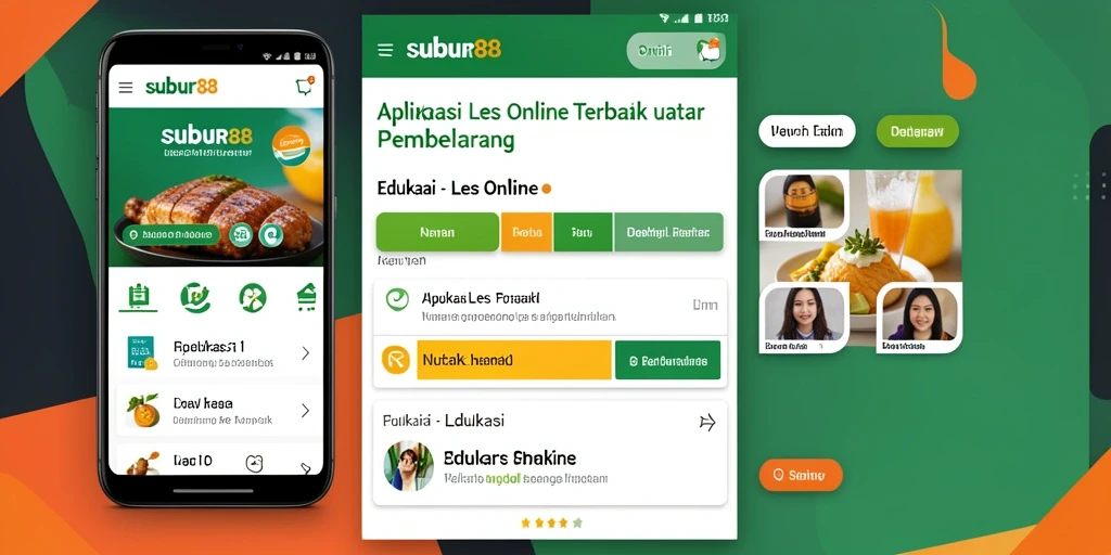 Tampilan antarmuka SUBUR88 yang user-friendly dan fungsional.
