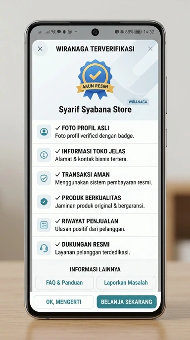 Tampilan kanal resmi wiranaga